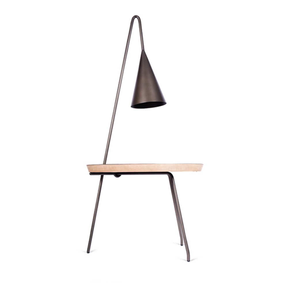Dining Tables - Crab Round Table with Angler Lamp - WOHABEING