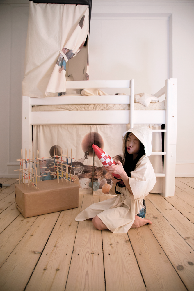 Beds - Bed curtains for bunk beds and play in organic cotton  - MAROOMS