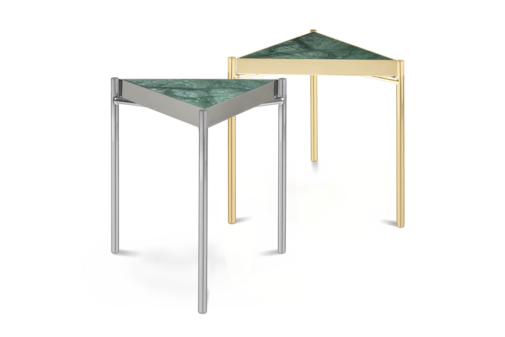 Tables basses - KANDINSKY | Side Table Triangular - Indian Green - OIA DESIGN