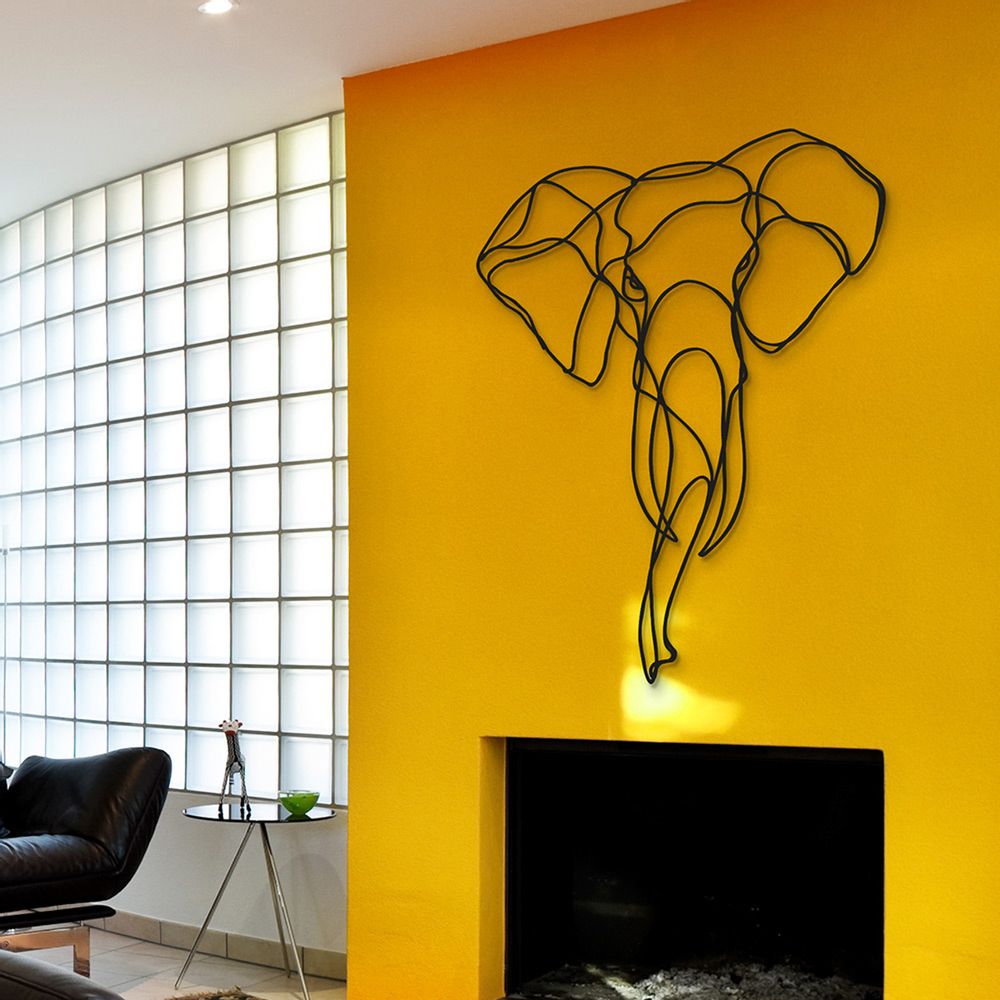 Autres décorations murales - RESPECTFUL ELEPHANT TROPHY - HU2 DESIGN & ART