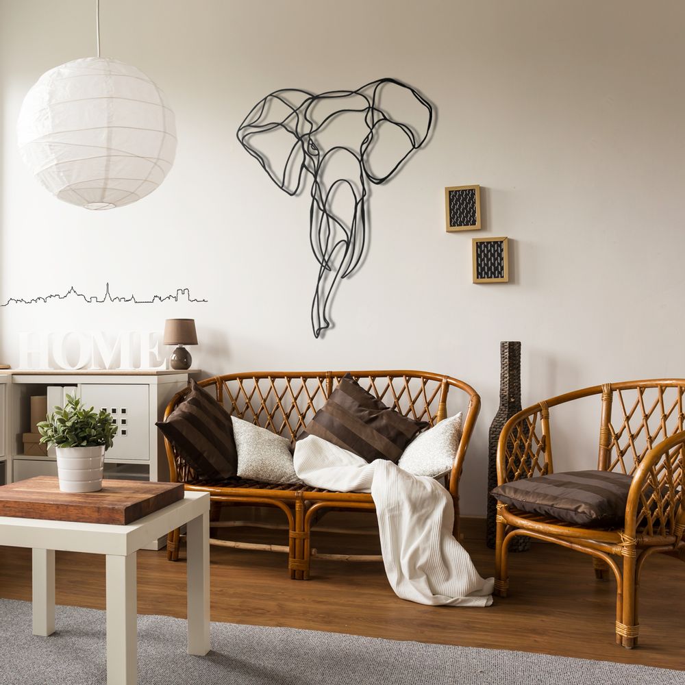 Autres décorations murales - RESPECTFUL ELEPHANT TROPHY - HU2 DESIGN & ART