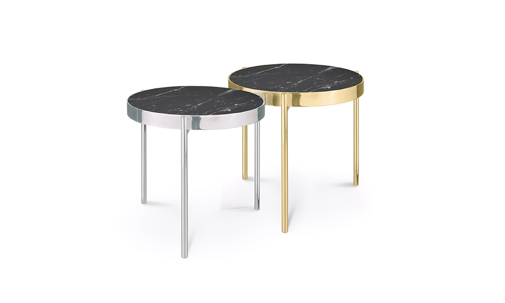 Tables basses - KANDINSKY | Side Table Round - Calacatta - OIA  DESIGN