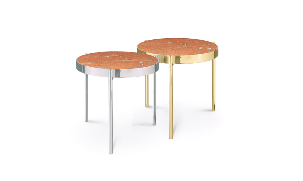 Tables basses - KANDINSKY | Side Table Round - Calacatta - OIA  DESIGN
