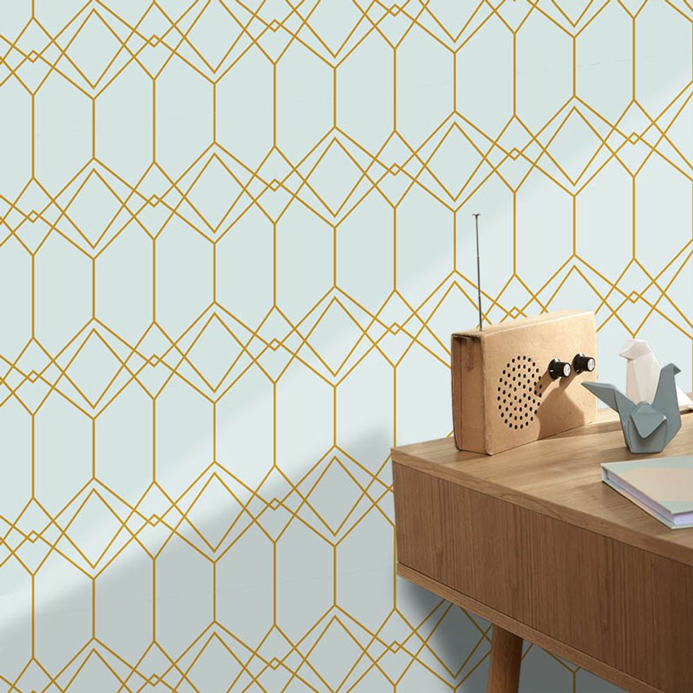 Other wall decoration - SELF ADHESIVE WALL PAPER GEOMETRIC - EASY D&CO BY HD86