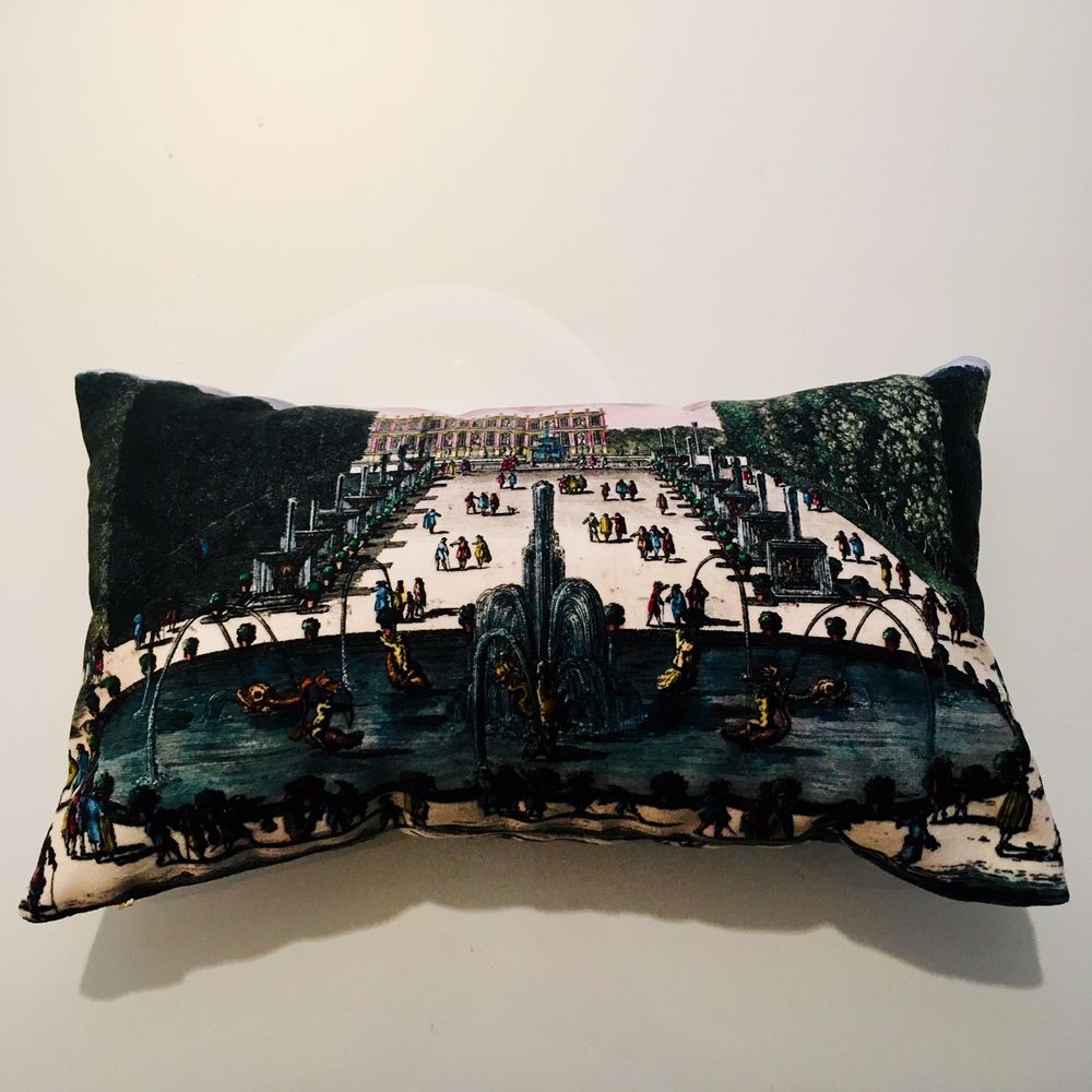 Coussins - Petit coussin de lecture rectangulaire façon velours - OLDREGIME