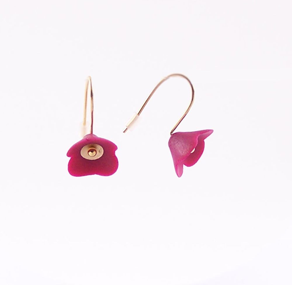 Bijoux - Boucles Camélia - AURELIE LEJEUNE BIJOUX