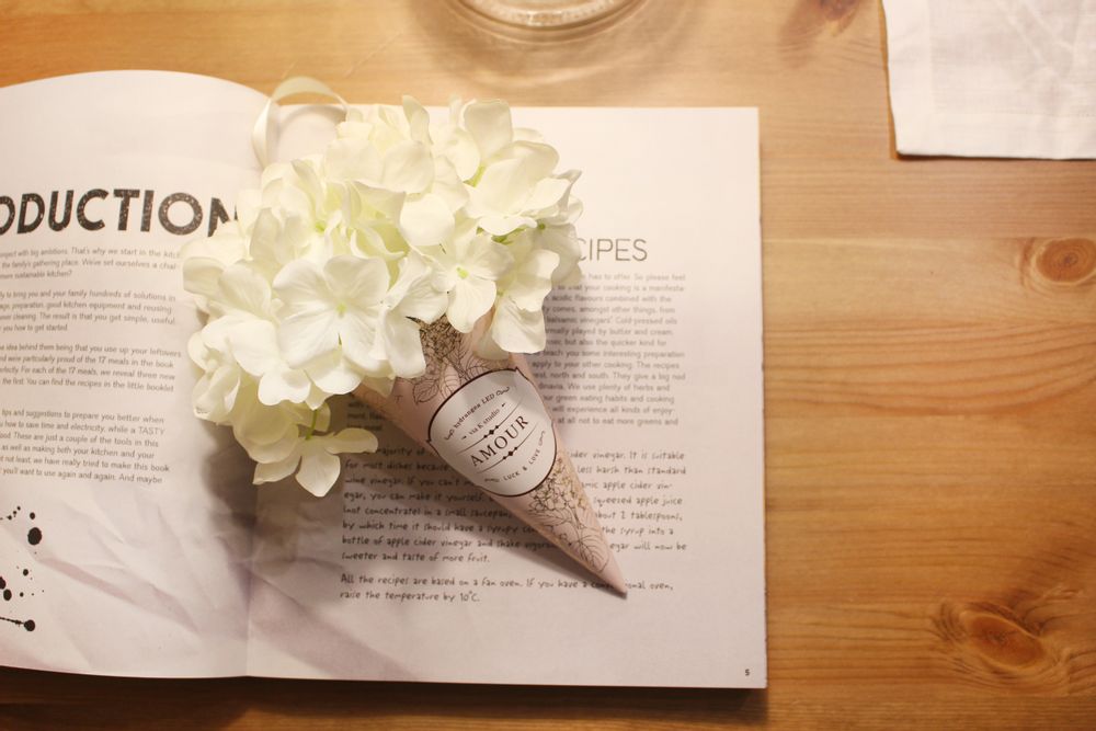 Autres objets connectés  -  La fleur cône LED s'allume - VIA K STUDIO