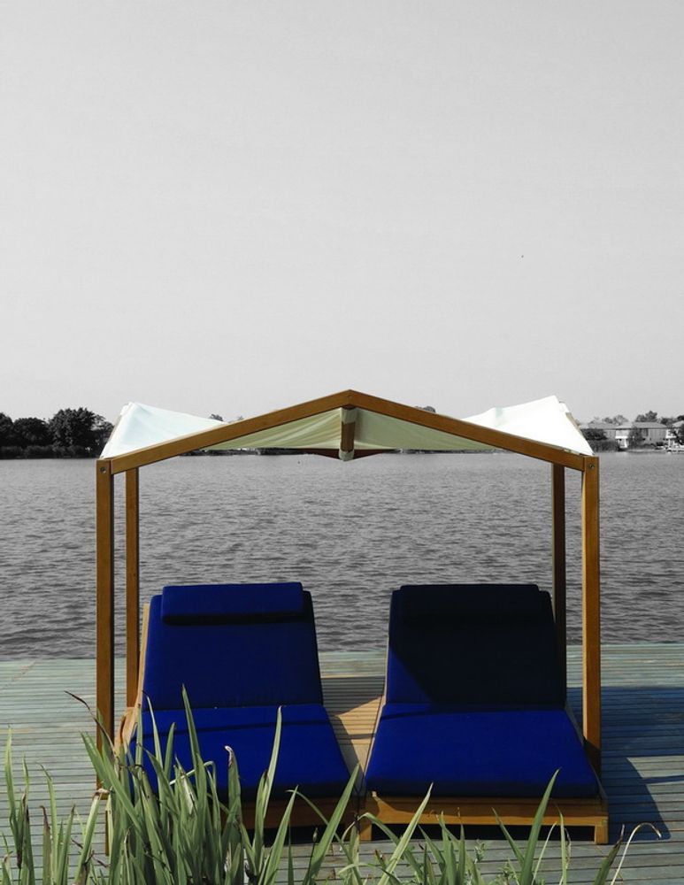 Gazébos, belvédères et pavillons de jardin - LIT DE REPOS PAPILLON - DEESAWAT