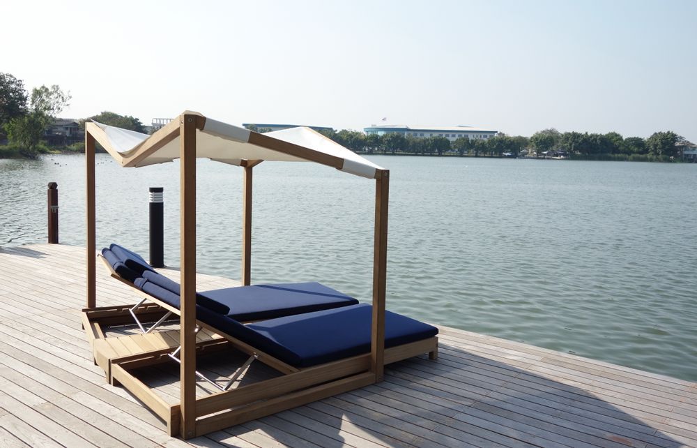 Gazébos, belvédères et pavillons de jardin - LIT DE REPOS PAPILLON - DEESAWAT