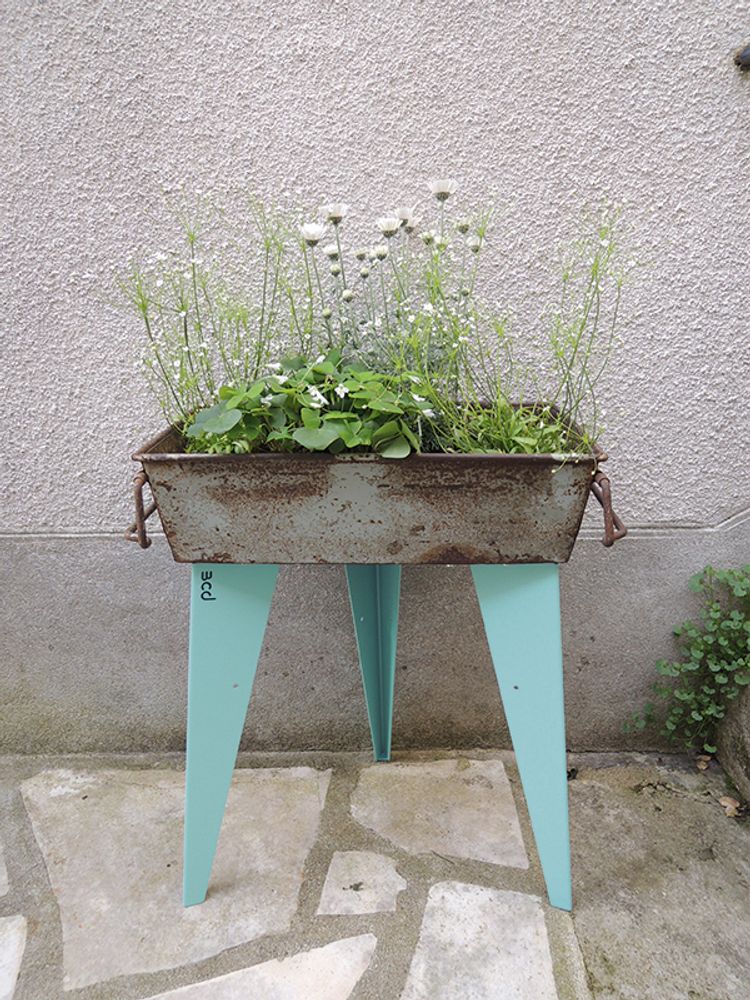 Tables Salle à Manger - Pied PAPILLON - Pied de table - BLEU CARMIN DESIGN