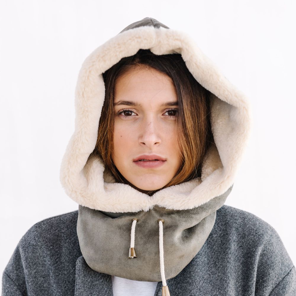 Bags and totes - The Hoody - scarf and hood to keep you warm  - MISS WOOD