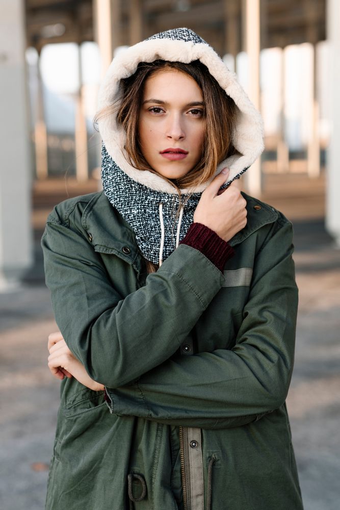 Bags and totes - The Hoody - scarf and hood to keep you warm  - MISS WOOD