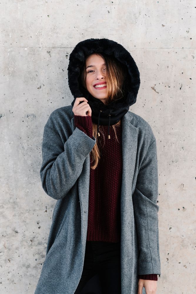 Bags and totes - The Hoody - scarf and hood to keep you warm  - MISS WOOD