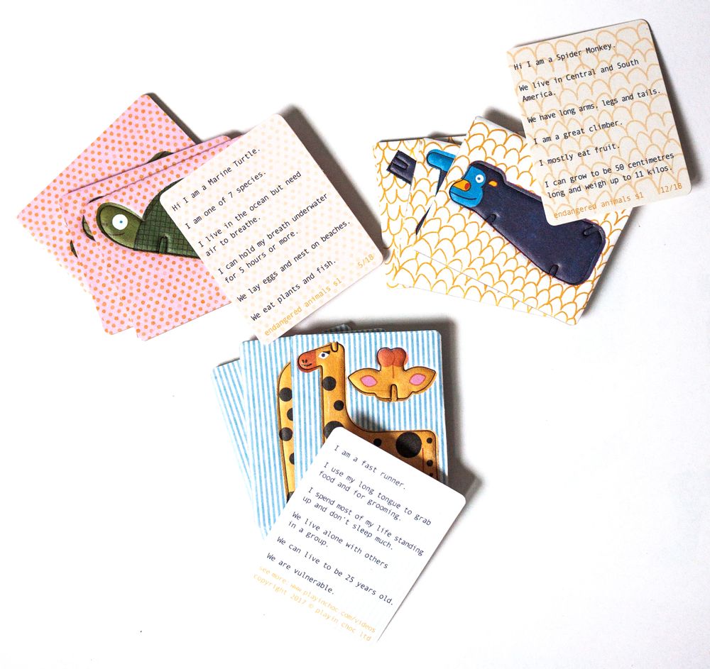 Cadeaux - PlayIn CHOC Complete ToyChoc Coffret Cadeau Animaux en voie de disparition - PLAYIN CHOC