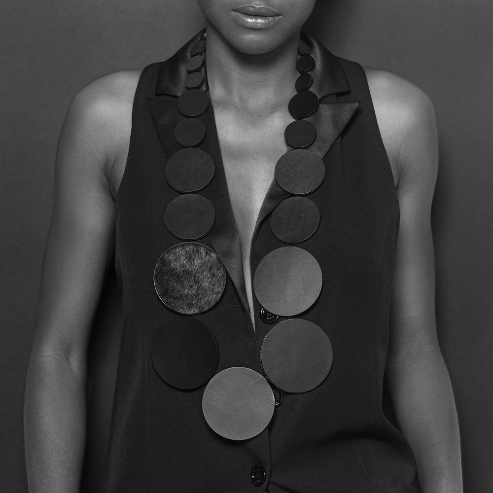 Cadeaux - Bijoux de cuir - Collier PERL' - SOPHIE • TERRIERE