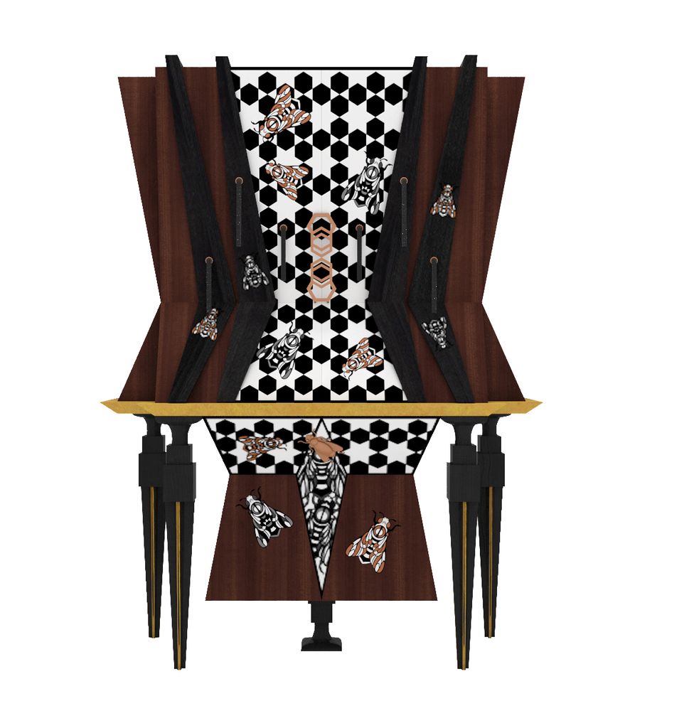 Sideboards - HEX Cabinet Bar A-B - ESTEMPORANEO