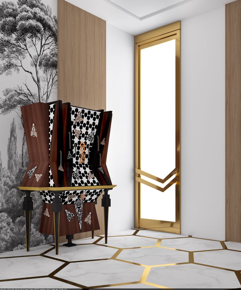 Sideboards - HEX Cabinet Bar A-B - ESTEMPORANEO