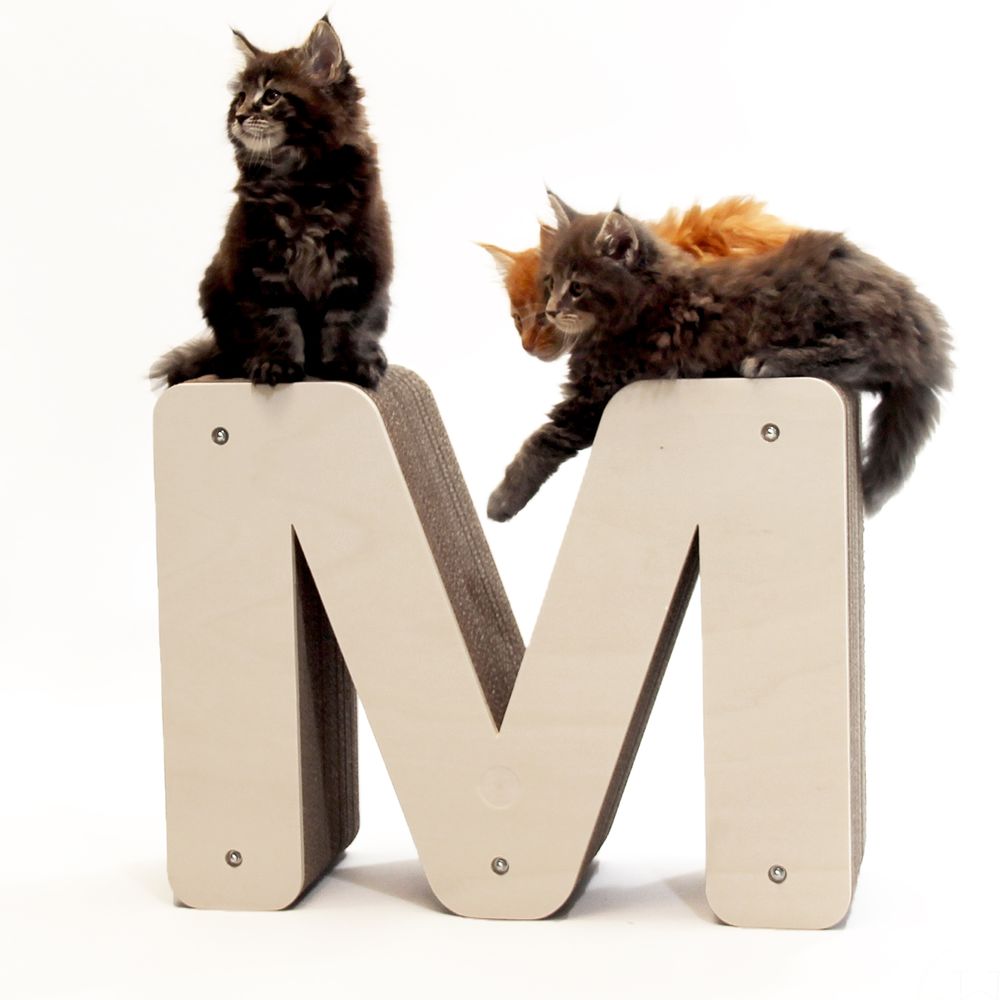 Objets design - Lettre M - HOMYCAT DÉCO POUR CHATS