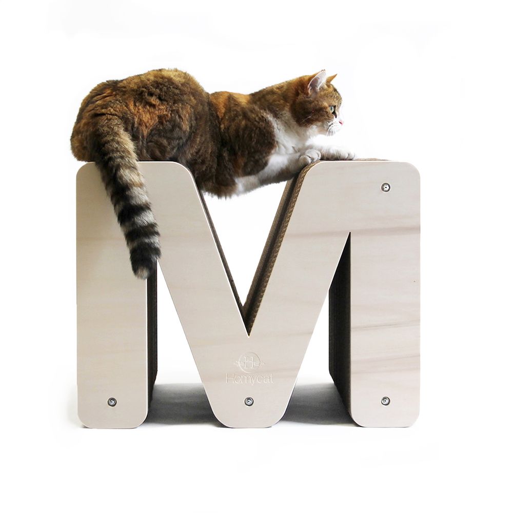 Objets design - Lettre M - HOMYCAT DÉCO POUR CHATS