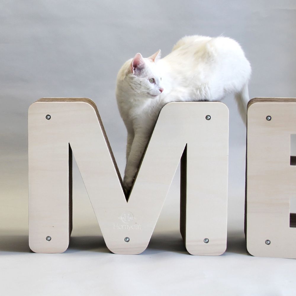 Objets design - Lettre M - HOMYCAT DÉCO POUR CHATS