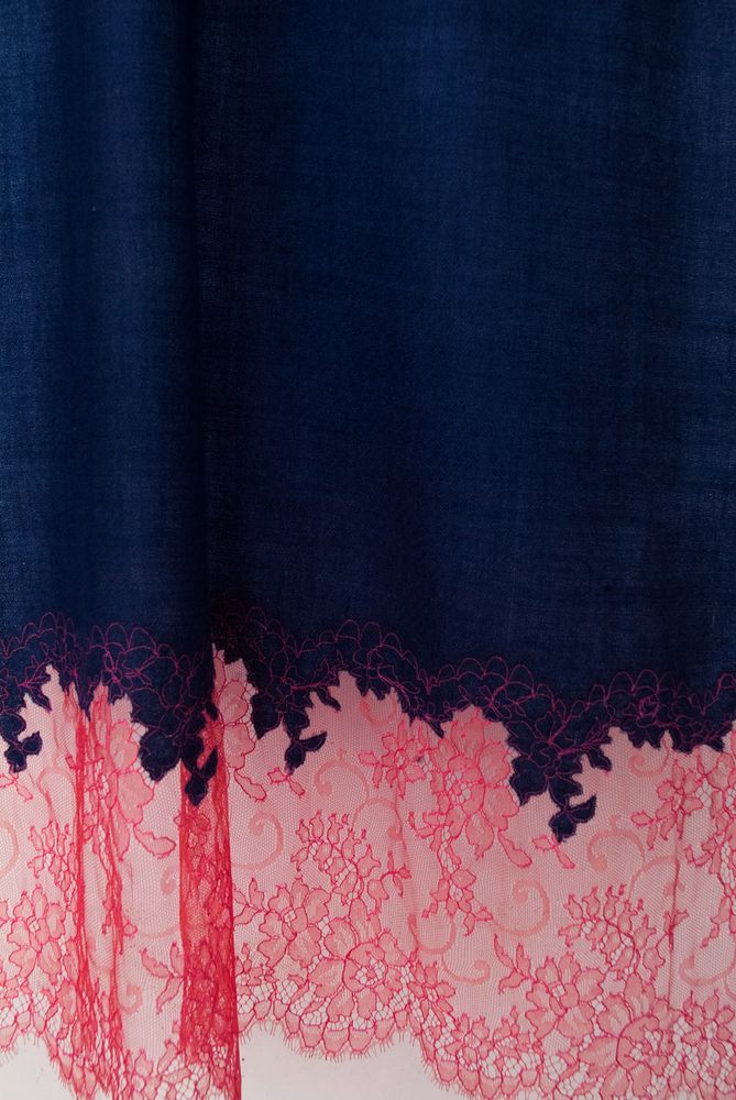 Scarves - Lace & Embroidered | Cashmere Pashmina Sophia - FLORENZ