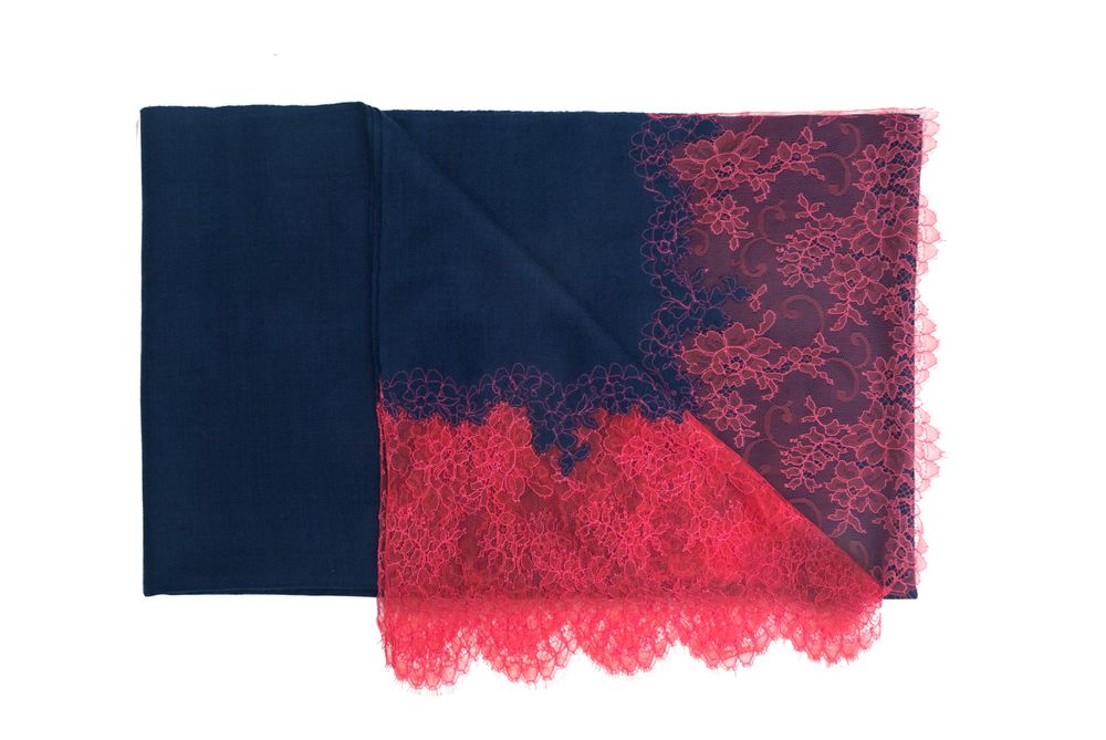 Scarves - Lace & Embroidered | Cashmere Pashmina Sophia - FLORENZ