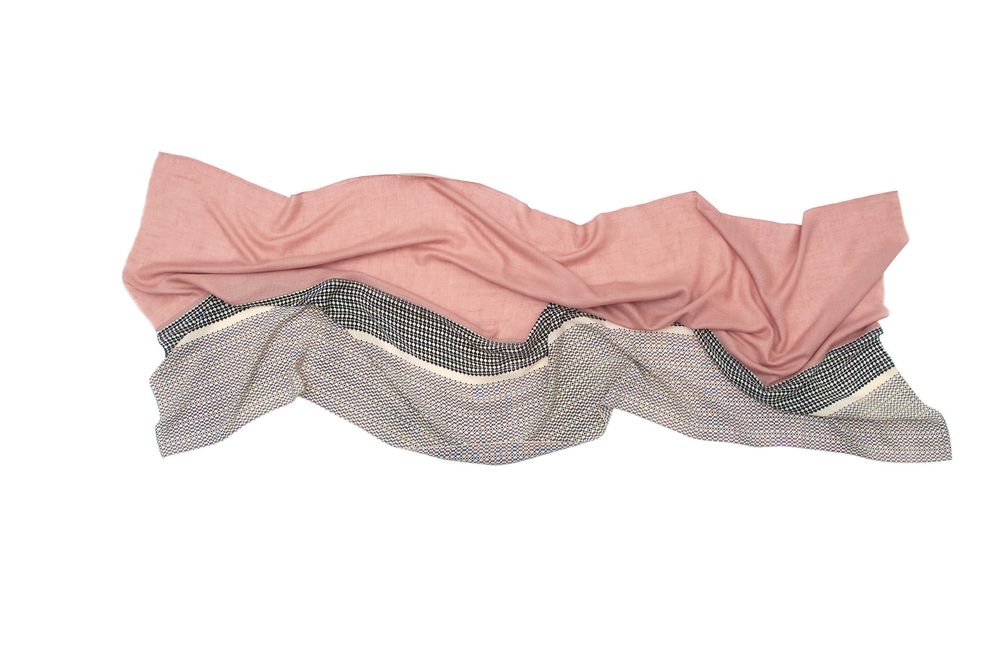 Foulards et écharpes - Cachemire et Soie · Florenz Étole Najda Rose  - FLORENZ