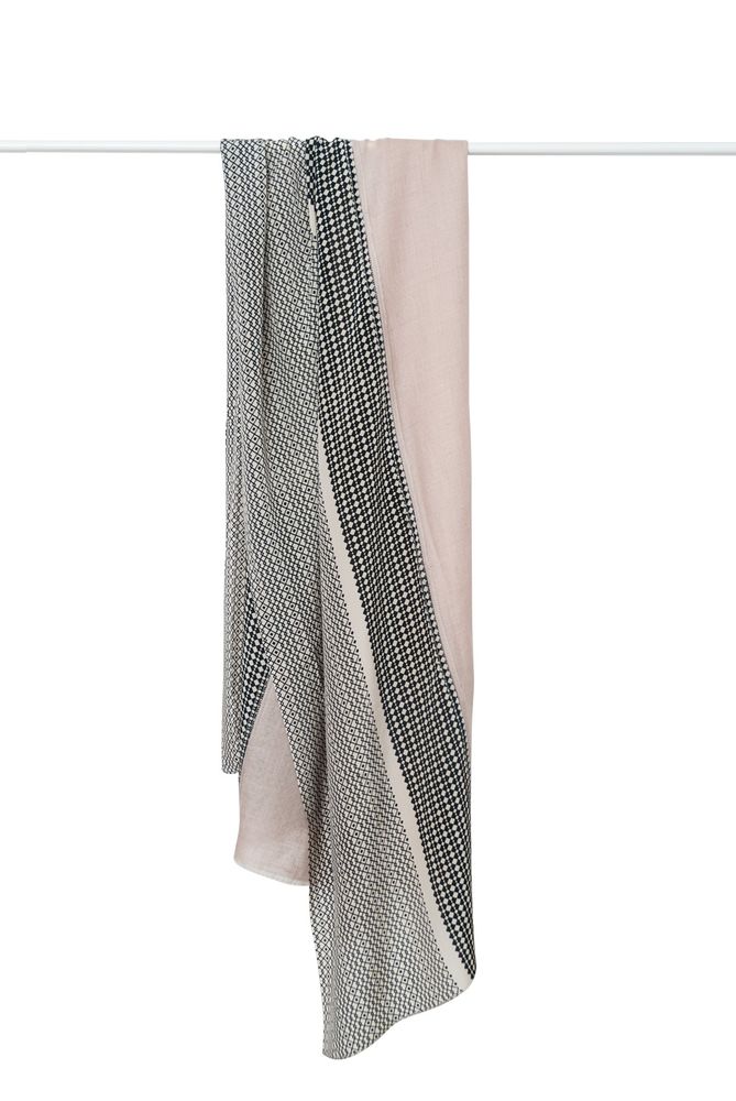 Scarves - Cashmere & silk printed scarf | Najda Champagne Pashmina - FLORENZ