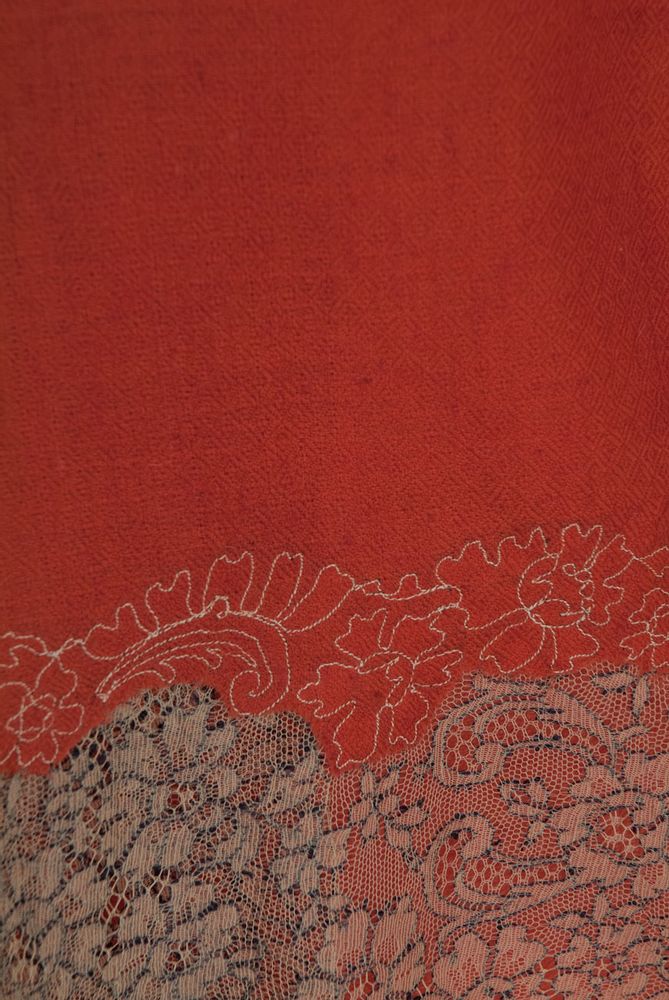 Scarves - Cashmere & Lace La Parfaite Rust - FLORENZ
