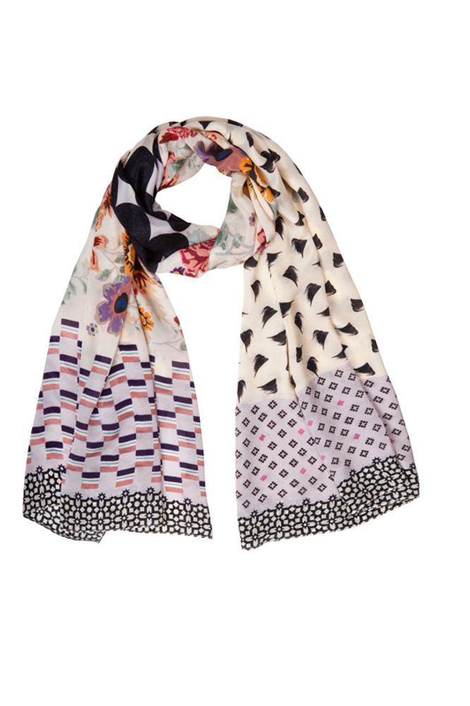 Foulards et écharpes - Étole Soie florale · Renée - FLORENZ