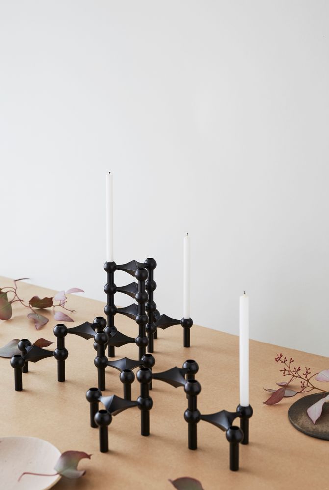 Objets design - STOFF Nagel® Bougeoir Noir Matte - STOFF NAGEL®