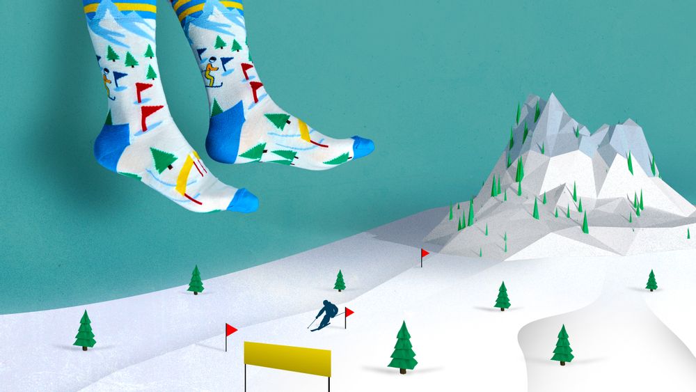 Socks - Ski socks - MOUSTARD