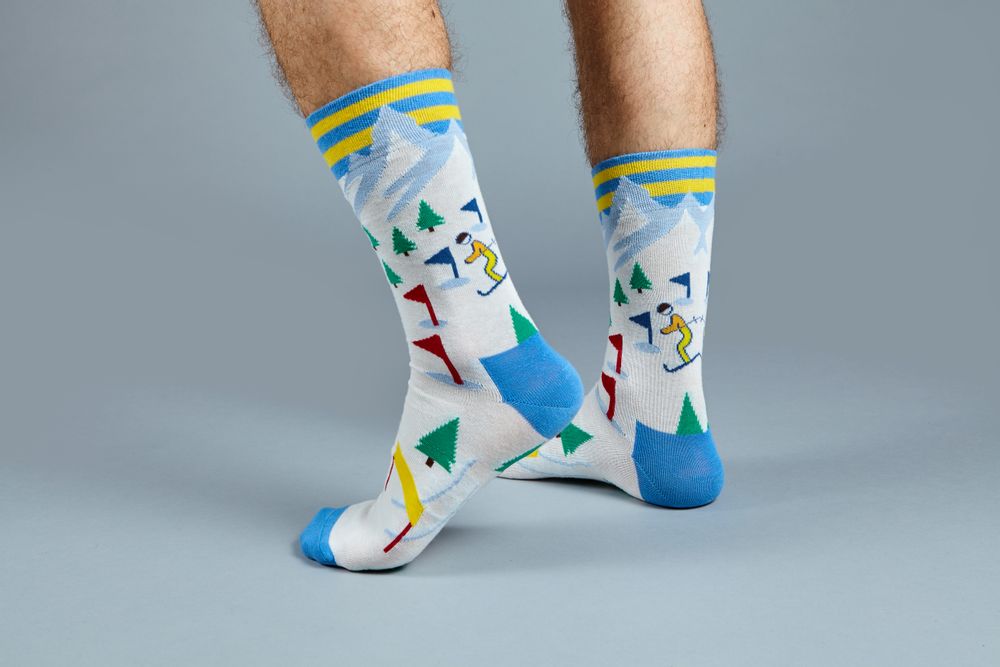 Socks - Ski socks - MOUSTARD