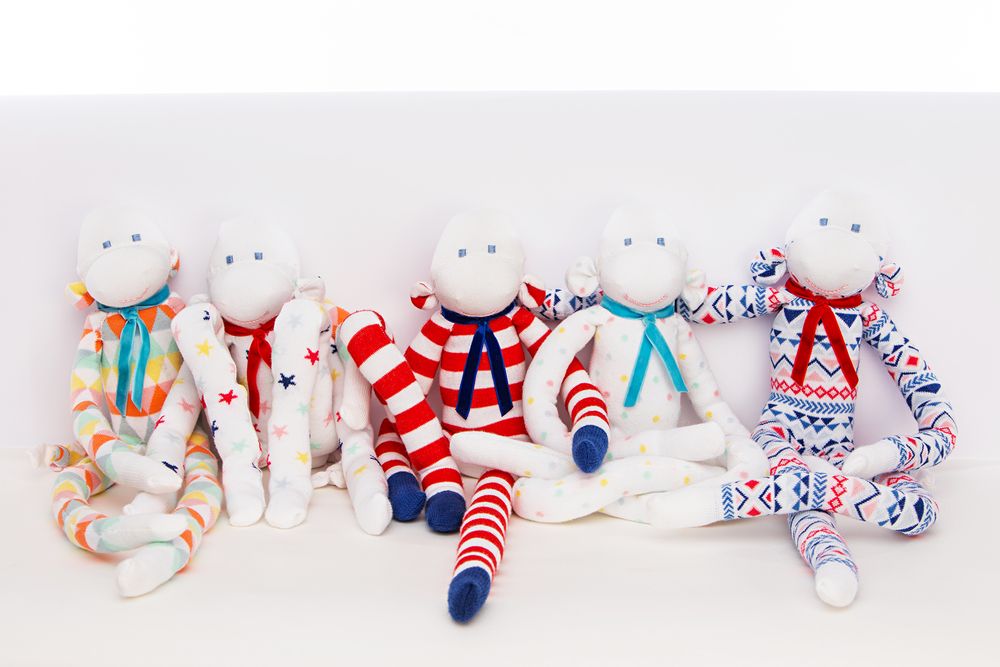 Peluches - Monsieur Gaston - MONSIEUR CHAUSSETTE