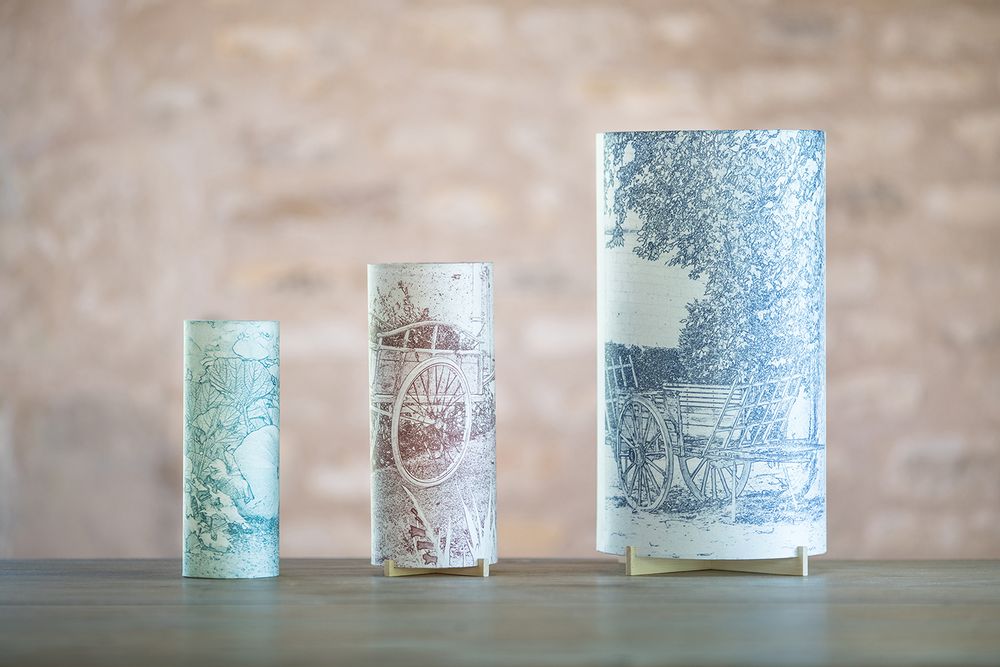 Objets de décoration - Lampe d'artiste à la charette - AGNES CLAIRAND