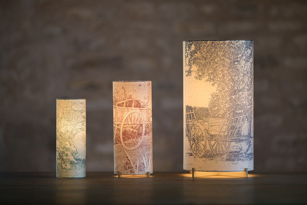 Objets de décoration - Lampe d'artiste à la charette - AGNES CLAIRAND