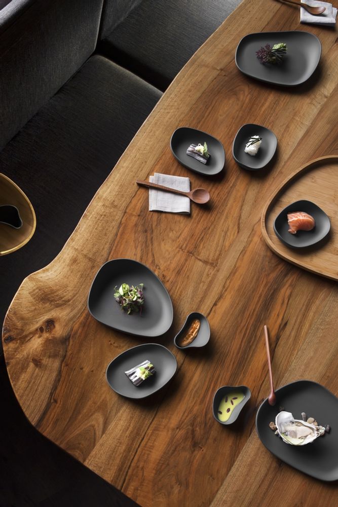 Assiettes au quotidien - Yayoi Black - COOKPLAY