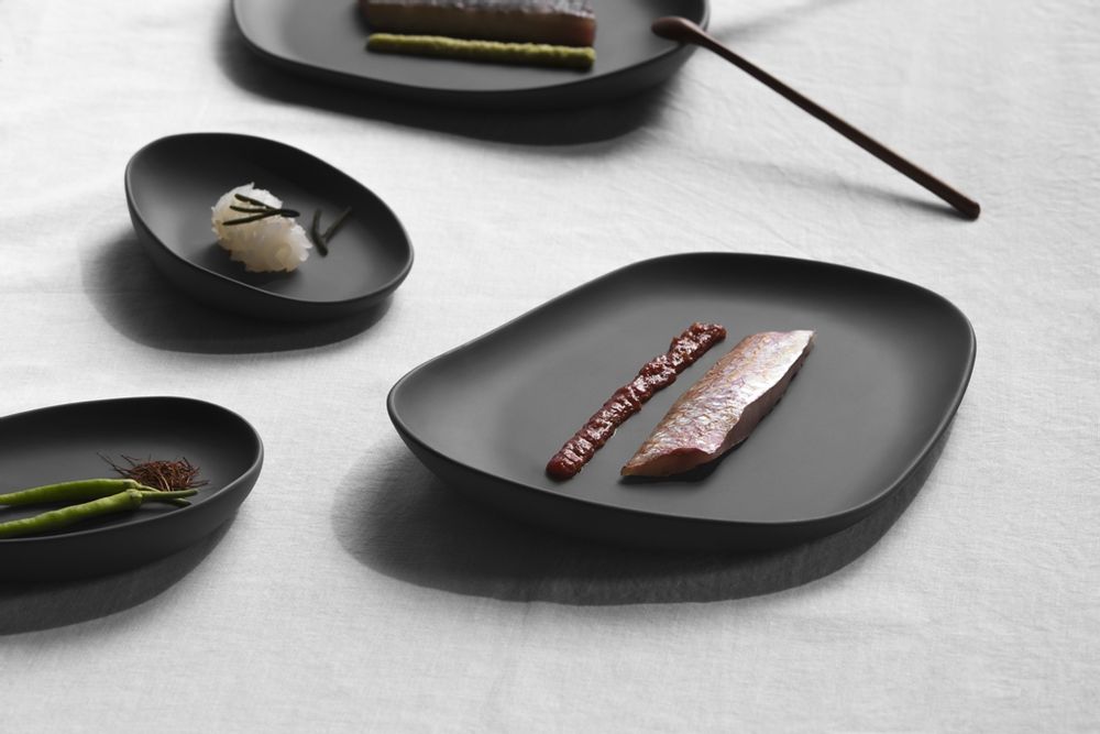 Assiettes au quotidien - Yayoi Black - COOKPLAY
