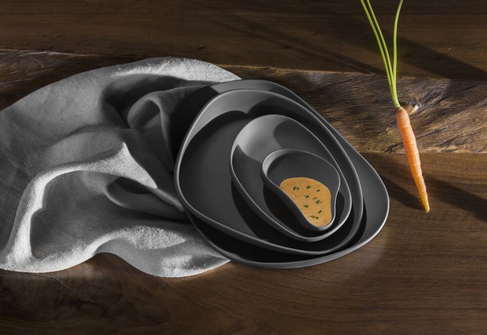 Assiettes au quotidien - Yayoi Black - COOKPLAY