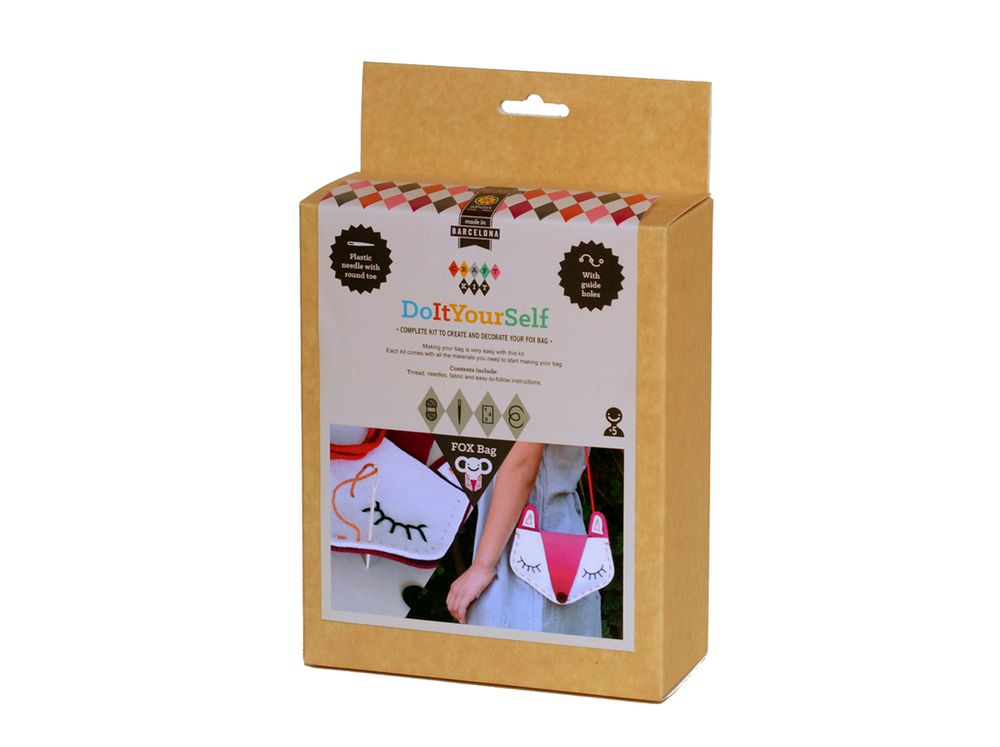 Children's arts and crafts - DiY bag sewing sets - APUNT BARCELONA