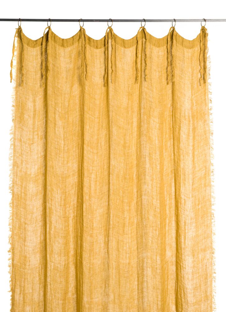 Curtains and window coverings - Curtain in linen voil - EN FIL D'INDIENNE...