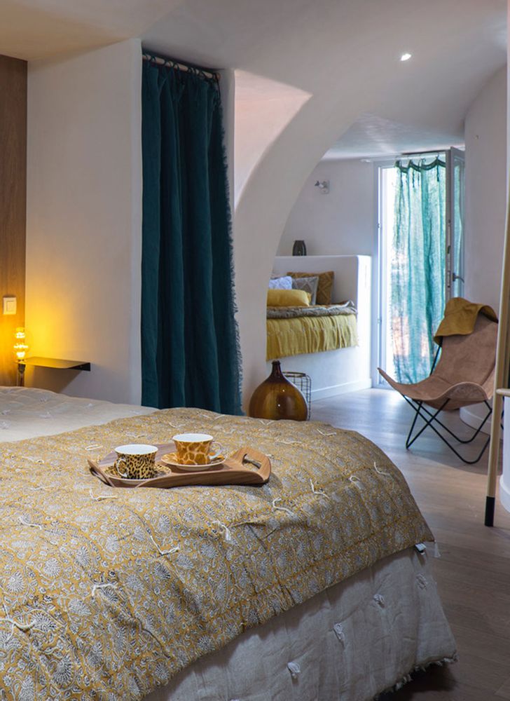 Curtains and window coverings - Curtain in linen voil - EN FIL D'INDIENNE...