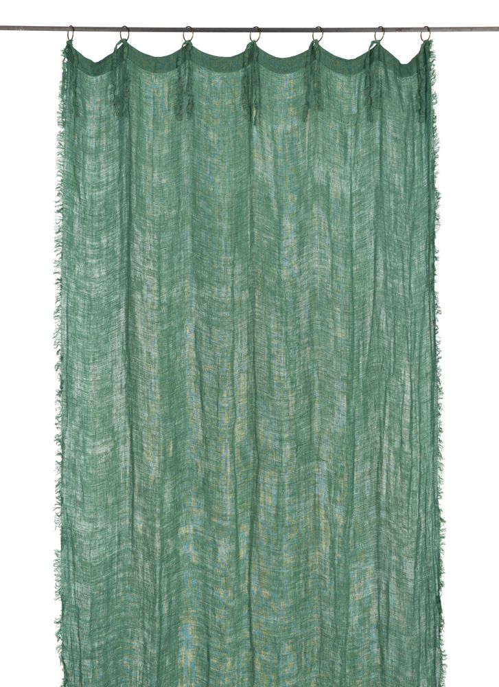Curtains and window coverings - Curtain in linen voil - EN FIL D'INDIENNE...