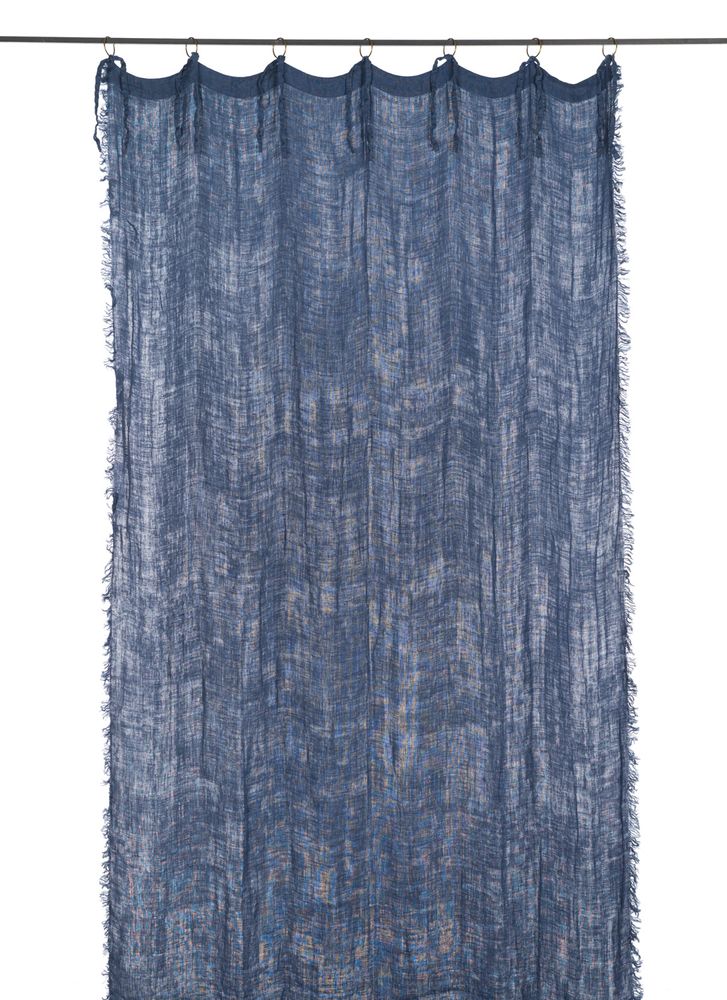 Curtains and window coverings - Curtain in linen voil - EN FIL D'INDIENNE...