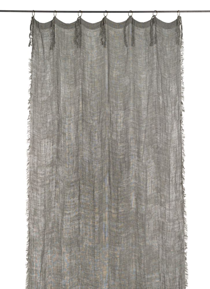 Curtains and window coverings - Curtain in linen voil - EN FIL D'INDIENNE...