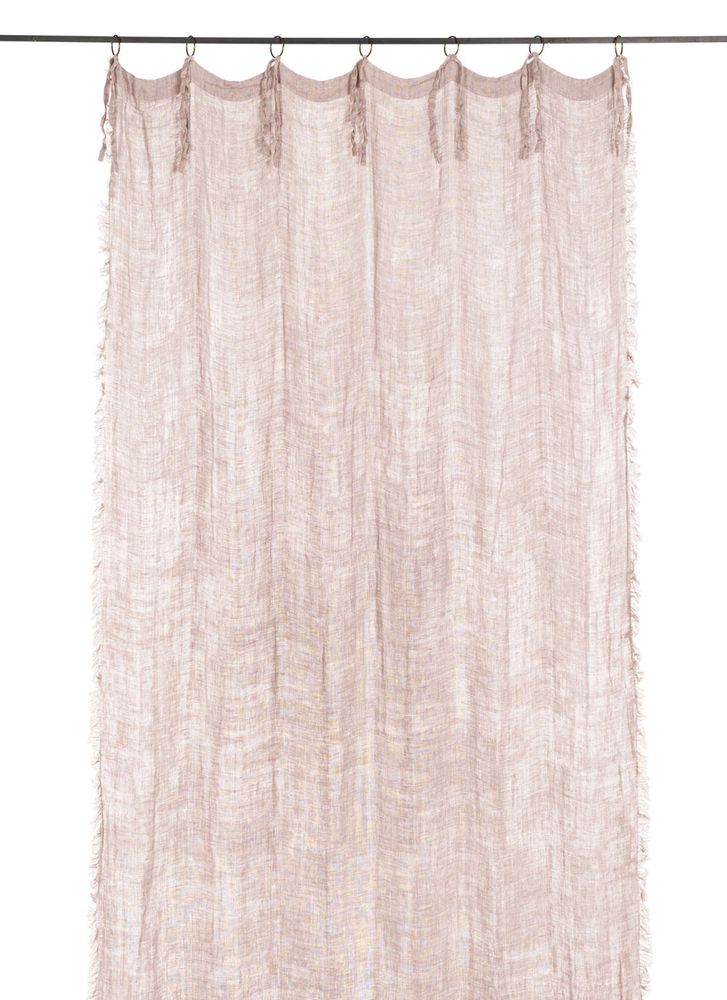 Curtains and window coverings - Curtain in linen voil - EN FIL D'INDIENNE...