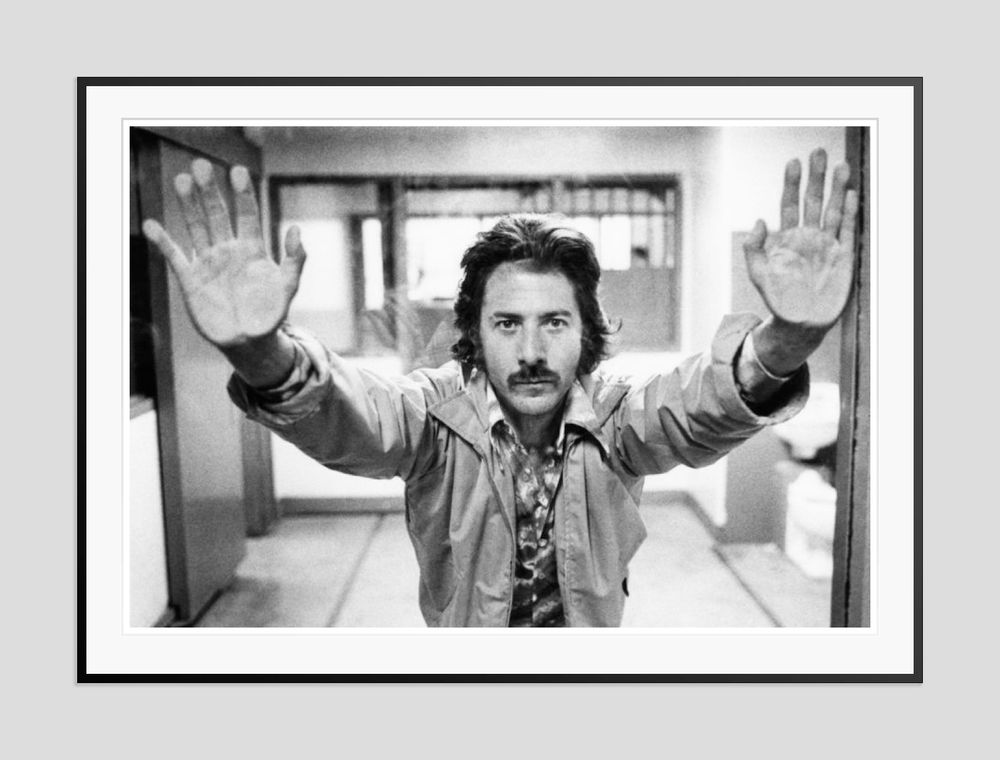 Art glass - Dustin Hoffman On Set - EDGE PRINTS