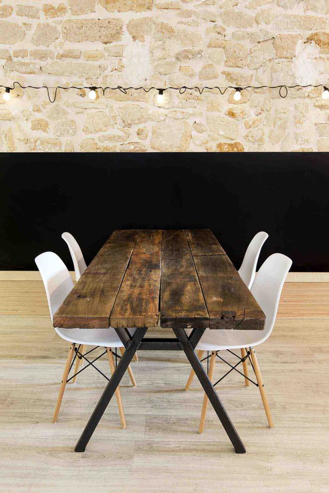Dining Tables - Table in recycled oak - FOR ME LAB