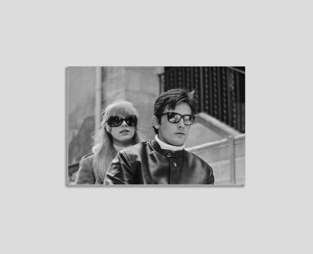 Photos d'art - Alain Delon et Marianne Faithfull - GALERIE PRINTS