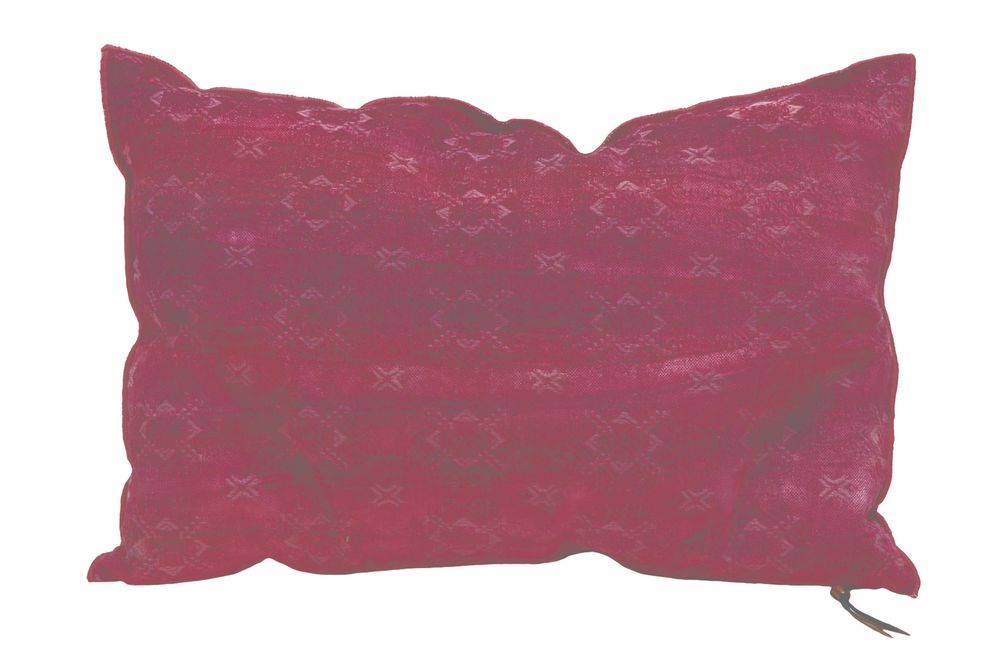 Fabric cushions - CUSHION  JACQUARD SPRAY & DYE PRUNE - MAISON DE VACANCES